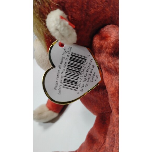 Ty Beanie Babies - Schweetheart the Orangutan - (1999, Retired) - Picture 6 of 6